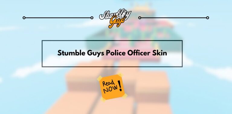 Stumble Guys Police Officer Skin